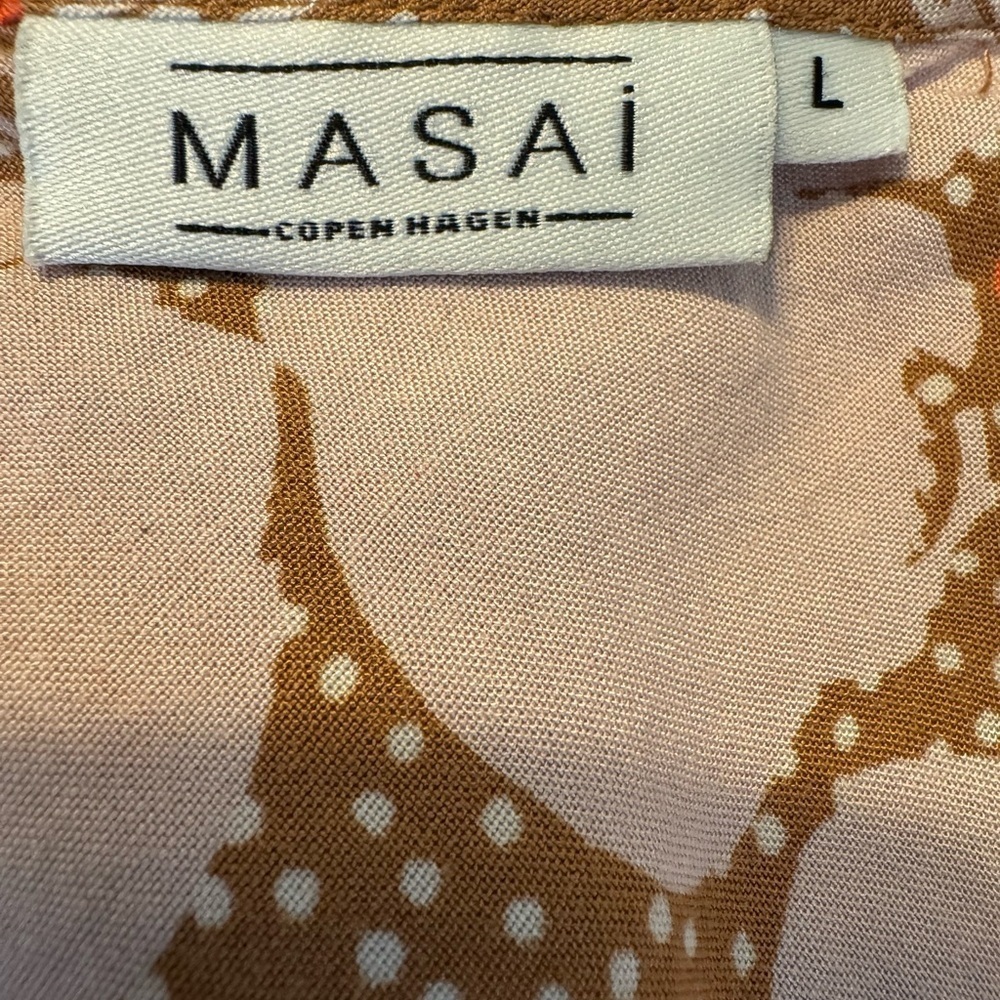 Masai Unni Floral Print Sleeveless Dress EUC size Large - Picture 6 of 7